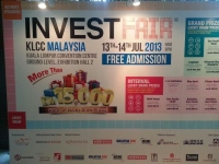 Invest Fair in KLCC Exhibition Hall